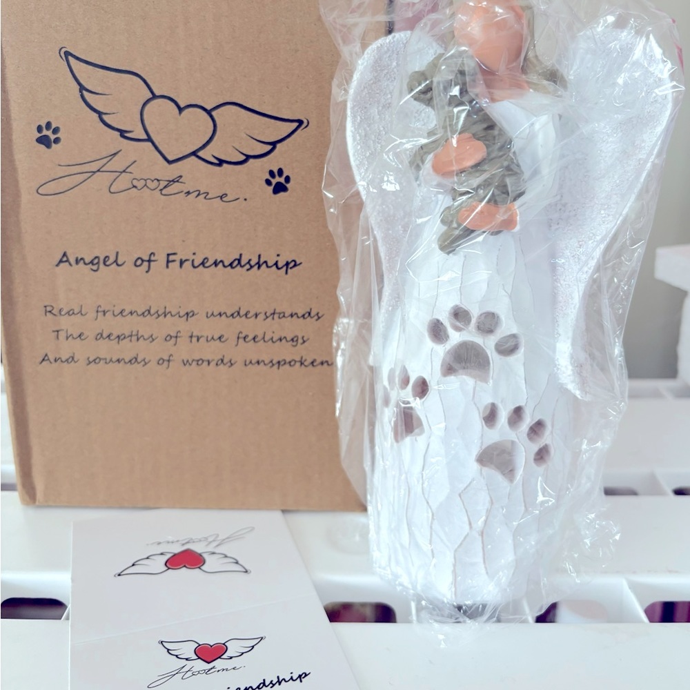 Dog Memorial Gift Statue Angel Of Friendship